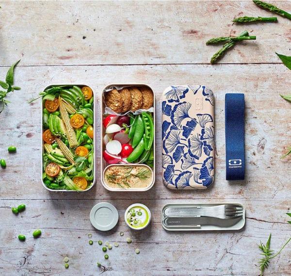 Monbento Ginkgo Monbento Original Graphic 1L Lunch Bento Box-Ginkgo