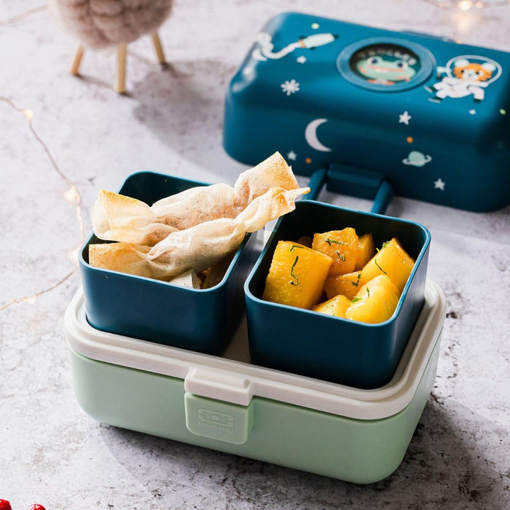 Monbento Cosmic Blue Monbento Tresor Graphic Kids's Bento Box- Cosmic Blue