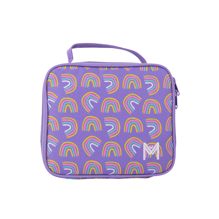 Montii Co MontiiCo Medium Insulated Lunch Bag - Rainbows