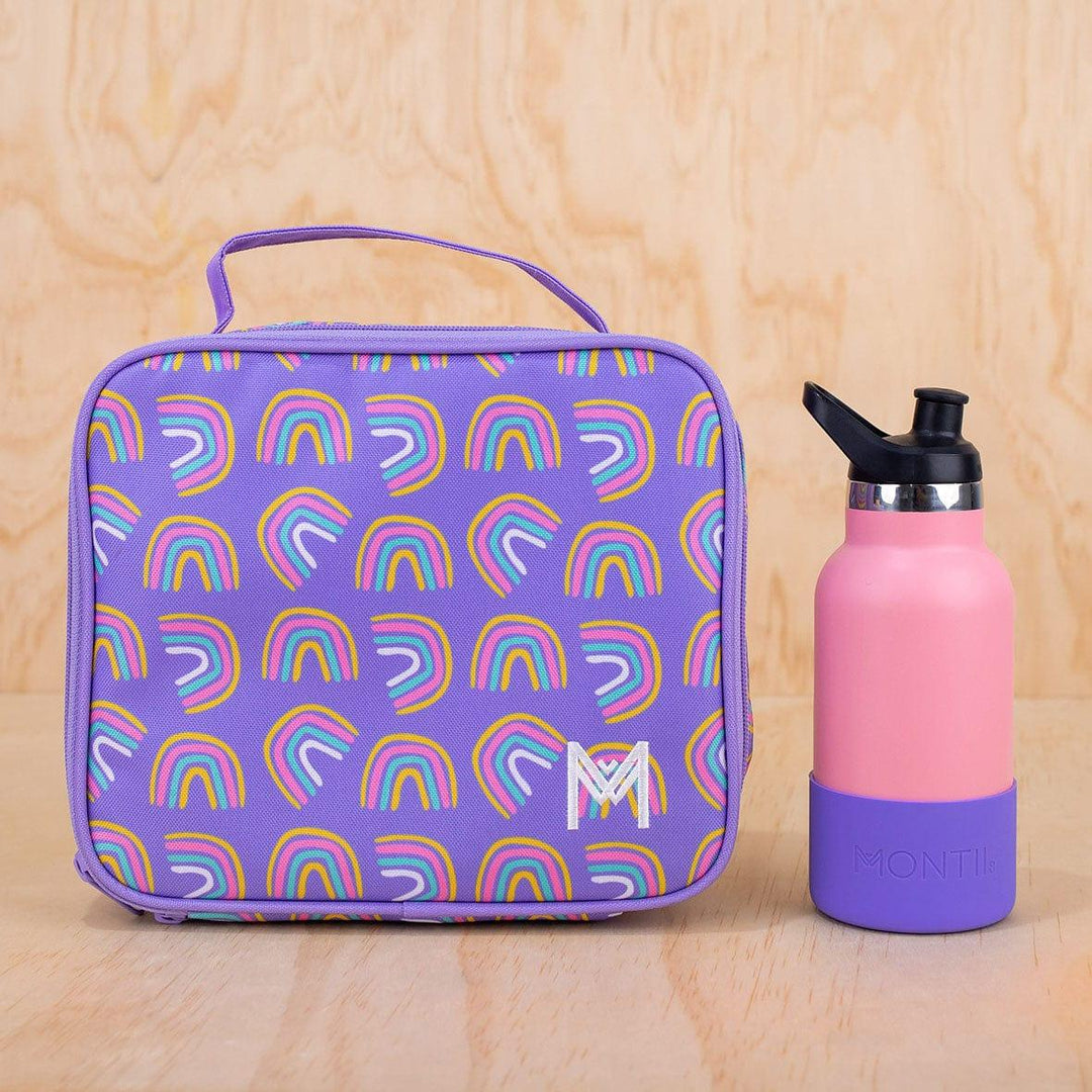 Montii Co MontiiCo Medium Insulated Lunch Bag - Rainbows