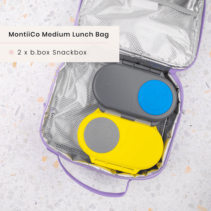 Montii Co MontiiCo Medium Insulated Lunch Bag - Rainbows