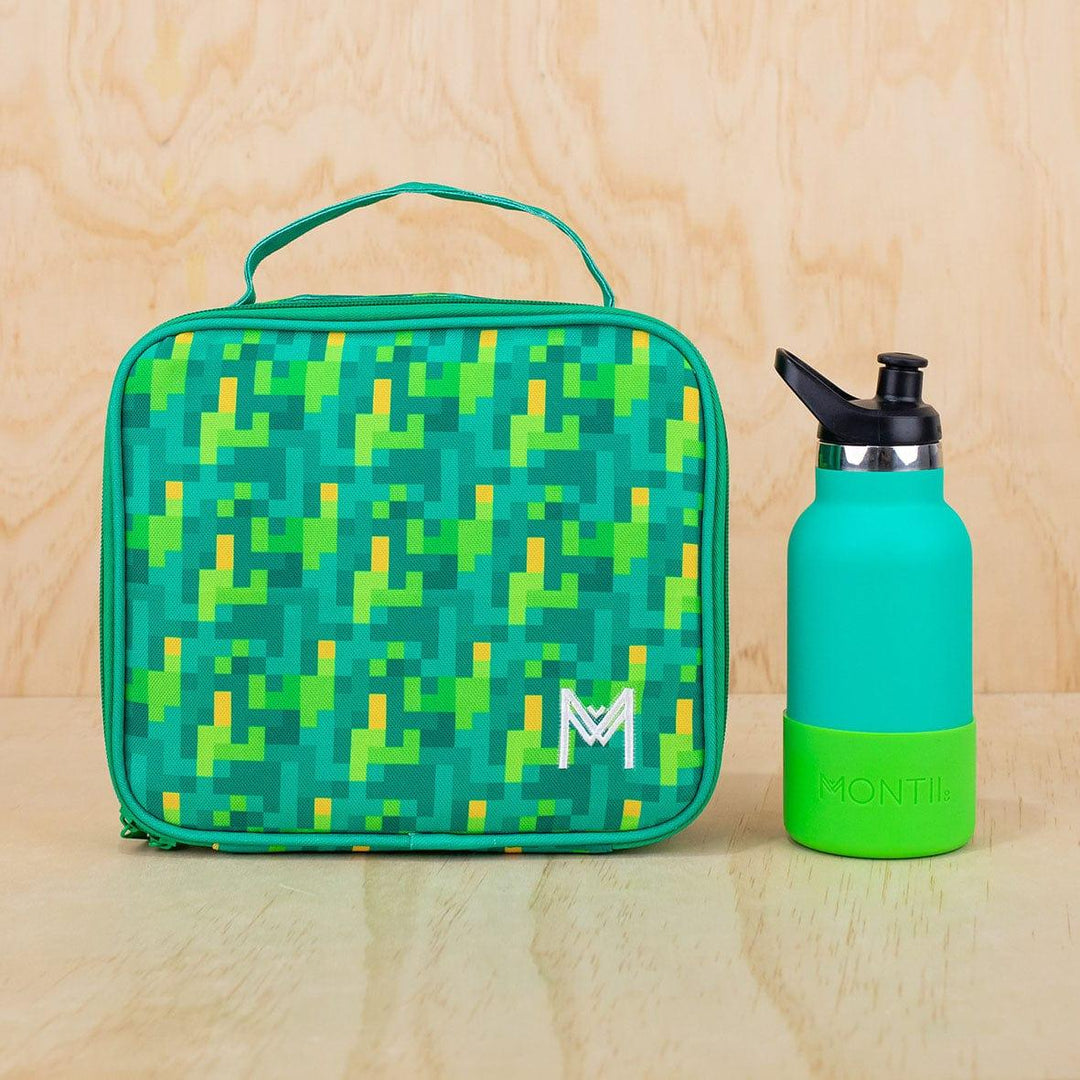 Montii Co MontiiCo Medium Insulated Lunch Bag - Pixels