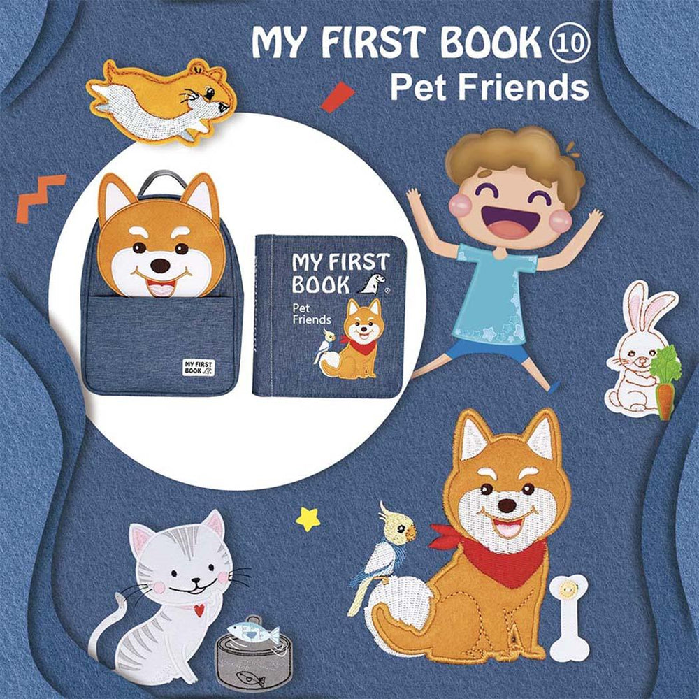 Elf Cultural Developmental Play My First Book 10 | Pet Friends | Busy Book