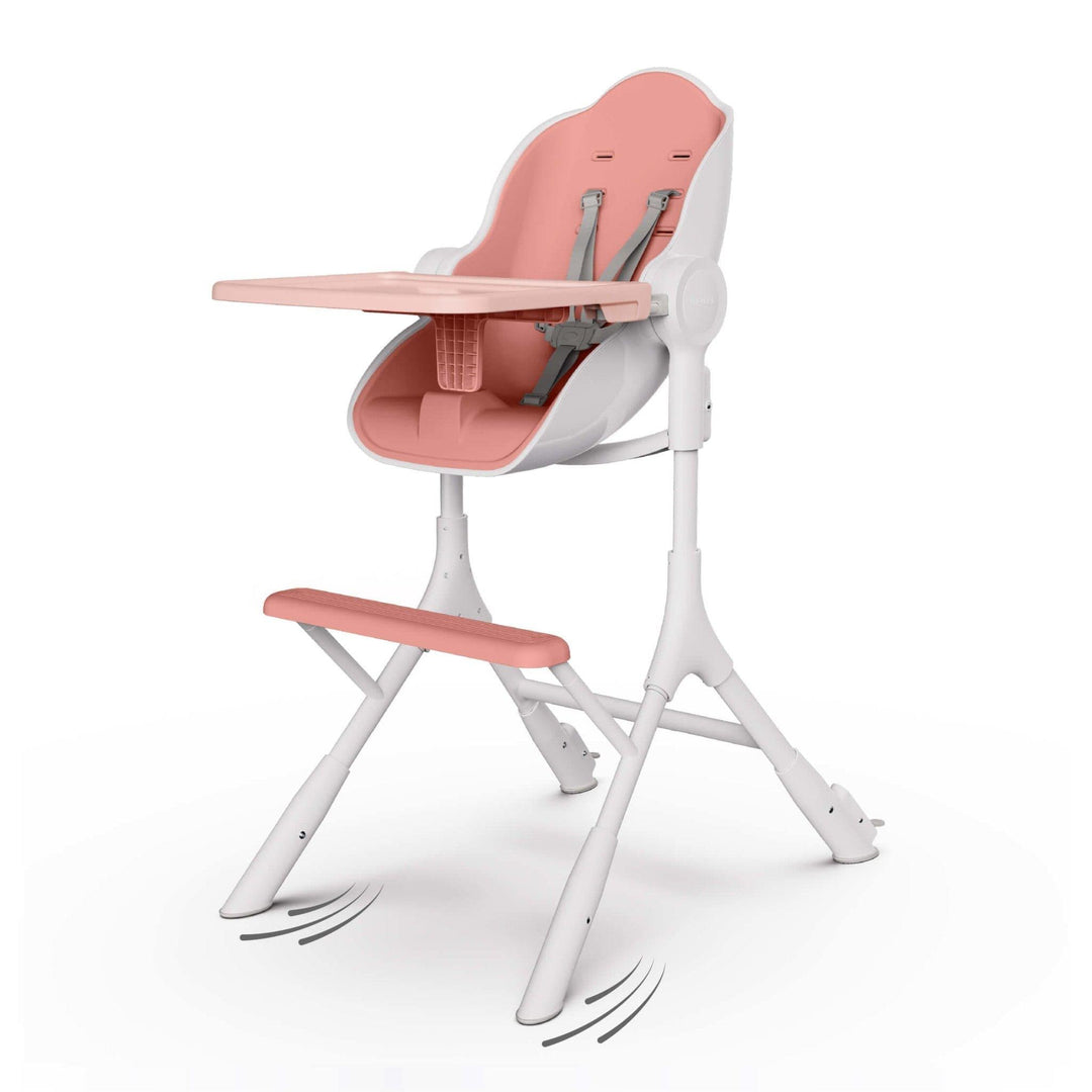 Oribel Highchairs Cotton Candy Pink Oribel Cocoon Z 3 in 1 Baby High Chair with Feeding Tray