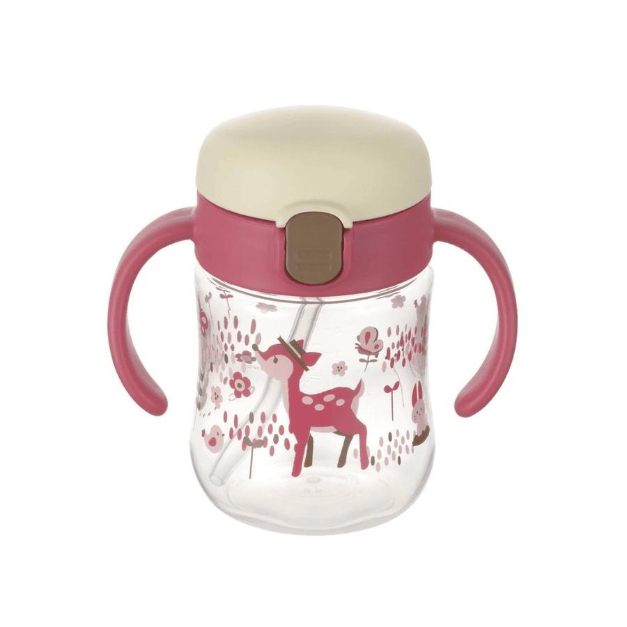 Richell Richell Sippy Cup 200ml Pink Deer