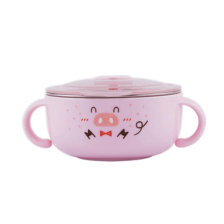 Richell Pink Richell Stainless Steel Bowl 370ml