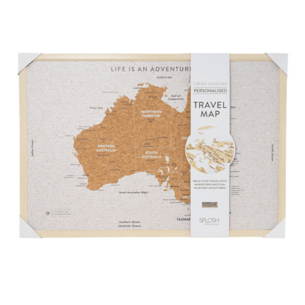 Splosh Large Splosh Australia Map Travel Board