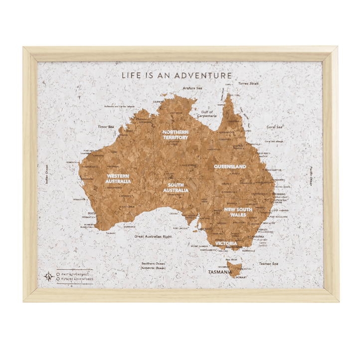 Splosh Splosh Australia Map Travel Board