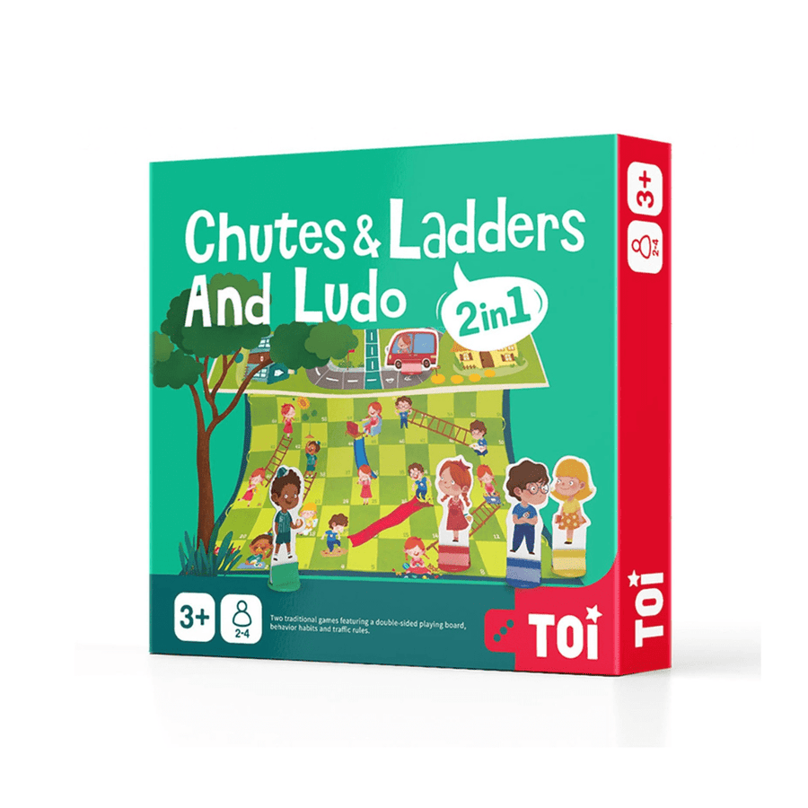TOI TOI ChutesLadders and Ludo 2in1